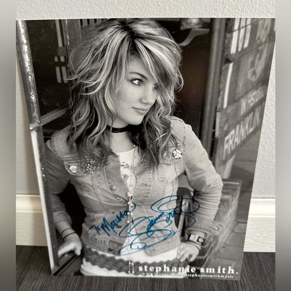 Stephanie Smith autographed poster - like new condition